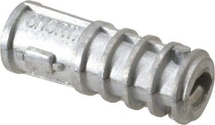 Powers Fasteners - 3/4" Diam, 3/4" Drill, Lag Shield Concrete Anchor - Zamac Alloy, Zinc-Plated Finish, Flat Head - Apex Tool & Supply