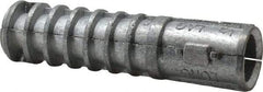 Powers Fasteners - 3/4" Diam, 3/4" Drill, Lag Shield Concrete Anchor - Zamac Alloy, Zinc-Plated Finish, Flat Head - Apex Tool & Supply