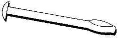 Powers Fasteners - 1/4" Diam, 1/4" Drill, 2-1/2" OAL, Split-Drive Concrete Anchor - Steel, Zinc-Plated Finish, Round Head - Apex Tool & Supply