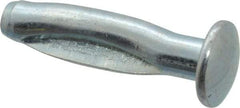 Powers Fasteners - 1/4" Diam, 1/4" Drill, 1-1/4" OAL, Split-Drive Concrete Anchor - Steel, Zinc-Plated Finish, Round Head - Apex Tool & Supply