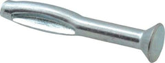 Powers Fasteners - 3/16" Diam, 3/16" Drill, 1-1/2" OAL, 3-3/8" Min Embedment Split-Drive Concrete Anchor - Steel, Zinc-Plated Finish, Flat Head - Apex Tool & Supply
