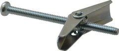 Powers Fasteners - 1/8" Screw, 1/8" Diam, 2" Long, Toggle Bolt Drywall & Hollow Wall Anchor - 3/8" Drill, Zinc Plated, Steel, Grade Zamac 7, Use in Drywall & Wallboard - Apex Tool & Supply