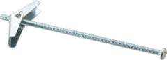 Powers Fasteners - 3/16" Screw, 3/16" Diam, 5" Long, Toggle Bolt Drywall & Hollow Wall Anchor - 1/2" Drill, Zinc Plated, Steel, Grade Zamac 7, Use in Drywall & Wallboard - Apex Tool & Supply