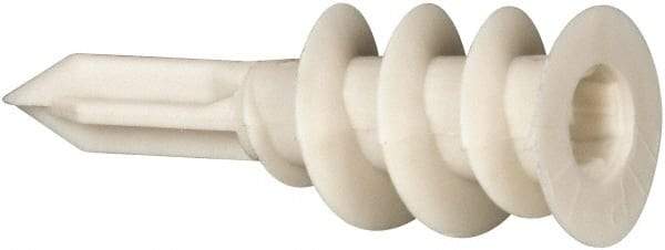 Powers Fasteners - 9/16" Diam, 1-11/16" Long, 3/8 to 1" Thick, Self Drilling Drywall & Hollow Wall Anchor - Nylon, Use in Wallboard - Apex Tool & Supply