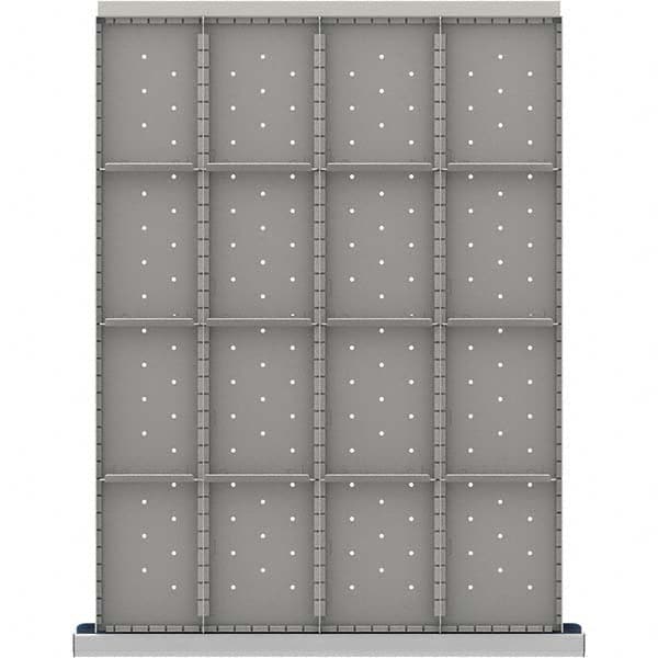 LISTA - 16-Compartment Drawer Divider Layout for 3.15" High Drawers - Apex Tool & Supply