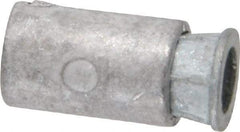 Powers Fasteners - 3/8" Diam, 3/8" Drill, 2" Min Embedment Caulk-In Concrete Anchor - Lead Alloy (Caulking Sleeve)/Zamac Alloy (Cone), Flat Head - Apex Tool & Supply
