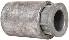 Powers Fasteners - 1/4-20, 1/2" Diam, Caulk-In Concrete Anchor - 7/8" Min Embedment, Lead Alloy (Caulking Sleeve)/Zamac Alloy (Cone), Flat Head - Apex Tool & Supply