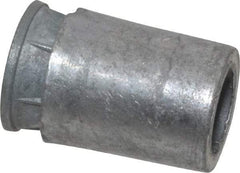 Powers Fasteners - 3/4" Diam, 3/4" Drill, 1" Min Embedment Caulk-In Concrete Anchor - Lead Alloy (Caulking Sleeve)/Zamac Alloy (Cone), Flat Head - Apex Tool & Supply