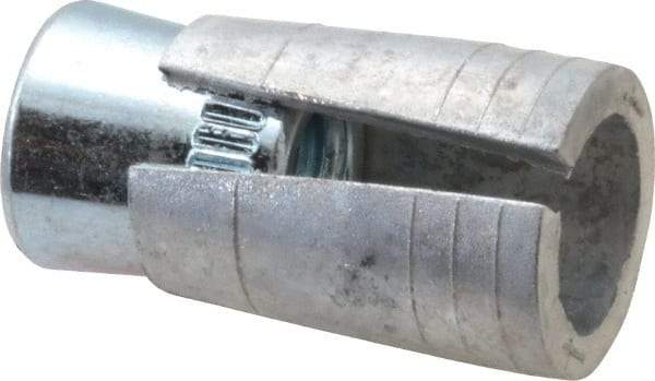 Powers Fasteners - 5/16" Diam, 5/8" Drill, 1-5/16" OAL, 3-3/16" Min Embedment Drop-In Concrete Anchor - Steel (Cone)/Zamac Alloy (Body), Zinc-Plated Finish - Apex Tool & Supply