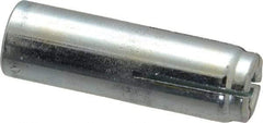 Powers Fasteners - 3/8" Diam, 1/2" Drill, 1-1/2" Min Embedment Drop-In Concrete Anchor - Grade 5 Steel, Zinc-Plated Finish, 5/8" Thread Length - Apex Tool & Supply