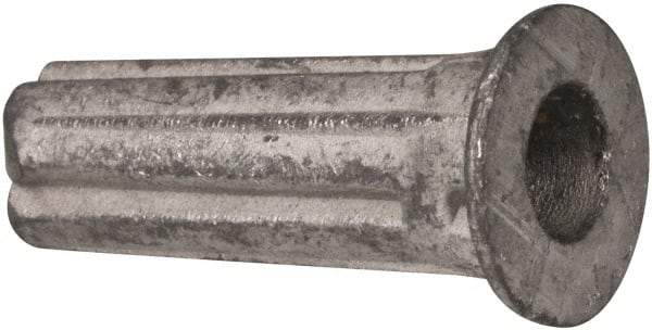 Powers Fasteners - 1/4" Diam, 1/4" Drill, 3/4" OAL, 2-3/4" Min Embedment Plug Concrete Anchor - Lead Alloy - Apex Tool & Supply