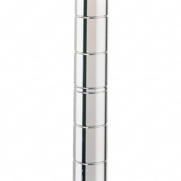 Metro - 1" Wide x 27" High x 1" Long Open Shelving Stationary Shelving Post - Apex Tool & Supply
