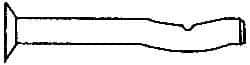 Powers Fasteners - 1/4" Diam, 1/4" Drill, 3-1/2" OAL, Split-Drive Concrete Anchor - Grade 8.2 Steel, Zinc-Plated Finish, Flat Head - Apex Tool & Supply
