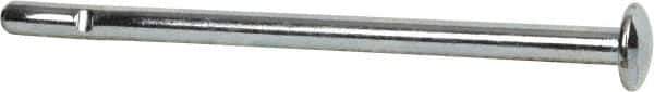 Powers Fasteners - 3/16" Diam, 3/16" Drill, 3-1/2" OAL, 7/8" Min Embedment Split-Drive Concrete Anchor - Grade 8.2 Steel, Zinc-Plated Finish, Mushroom Head - Apex Tool & Supply