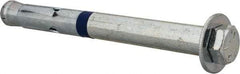 Powers Fasteners - 1/2" Diam, 1/2" Drill, 2-3/4" OAL, Split-Drive Concrete Anchor - Grade 8.2 Steel, Zinc-Plated Finish, Mushroom Head - Apex Tool & Supply