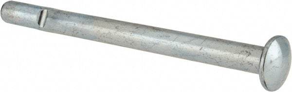 Powers Fasteners - 1/2" Diam, 1/2" Drill, 6-1/2" OAL, Split-Drive Concrete Anchor - Grade 8.2 Steel, Zinc-Plated Finish, Mushroom Head - Apex Tool & Supply
