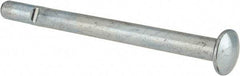 Powers Fasteners - 1/2" Diam, 1/2" Drill, 6-1/2" OAL, Split-Drive Concrete Anchor - Grade 8.2 Steel, Zinc-Plated Finish, Mushroom Head - Apex Tool & Supply