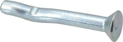Powers Fasteners - 1/4" Diam, 1/4" Drill, 2" OAL, Split-Drive Concrete Anchor - Grade 8.2 Steel, Zinc-Plated Finish, Flat Head - Apex Tool & Supply