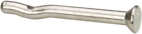 Powers Fasteners - 1/4" Diam, 1/4" Drill, 2-1/2" OAL, Split-Drive Concrete Anchor - Grade 8.2 Steel, Zinc-Plated Finish, Flat Head - Apex Tool & Supply