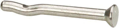 Powers Fasteners - 1/4" Diam, 1/4" Drill, 2-1/2" OAL, Split-Drive Concrete Anchor - Grade 8.2 Steel, Zinc-Plated Finish, Flat Head - Apex Tool & Supply
