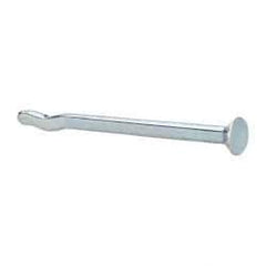 Powers Fasteners - 1/4" Diam, 1/4" Drill, 4" OAL, Split-Drive Concrete Anchor - Grade 8.2 Steel, Zinc-Plated Finish, Flat Head - Apex Tool & Supply