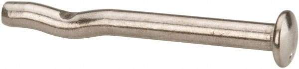 Powers Fasteners - 1/4" Diam, 1/4" Drill, 2-1/2" OAL, Split-Drive Concrete Anchor - 316 Stainless Steel, Mushroom Head - Apex Tool & Supply