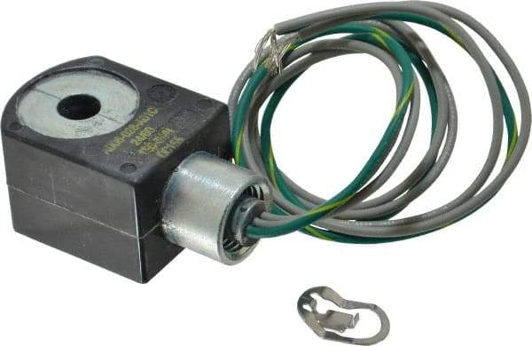 Parker - 24 Volt, 18 Coil Lead Length, Class F, Solenoid Coil - 6.0 Watt, NEMA 4X Enclosure, Use with Parker Skinner Gold Ring Series Valves - Apex Tool & Supply
