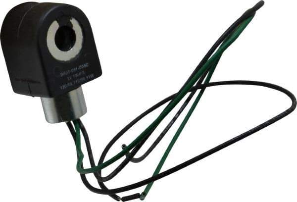Parker - 120 Volt, 18 Coil Lead Length, Class F, Solenoid Coil - 11.0 Watt, NEMA 4X Enclosure, Use with Parker Skinner Gold Ring Series Valves - Apex Tool & Supply