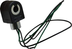 Parker - 120 Volt, 18 Coil Lead Length, Class F, Solenoid Coil - 11.0 Watt, NEMA 4X Enclosure, Use with Parker Skinner Gold Ring Series Valves - Apex Tool & Supply