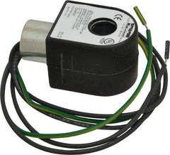 Parker - 24 Volt, 18 Coil Lead Length, Class H, Solenoid Coil - 11.0 Watt, NEMA 4X Enclosure, Use with Parker Skinner Gold Ring Series Valves - Apex Tool & Supply