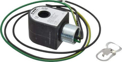 Parker - 24 Volt, 18 Coil Lead Length, Class F, Solenoid Coil - 11.5 Watt, NEMA 4X Enclosure, Use with Parker Skinner Gold Ring Series Valves - Apex Tool & Supply