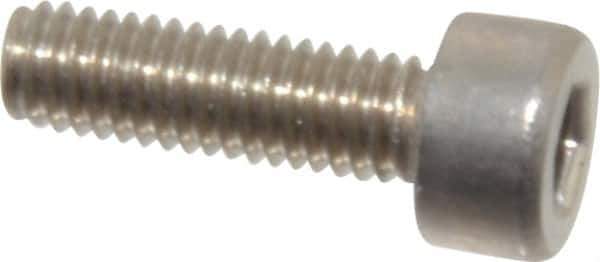 Value Collection - M3x0.50 Metric Coarse Hex Socket Drive, Socket Cap Screw - Grade 18-8 & Austenitic A2 Stainless Steel, Fully Threaded, 10mm Length Under Head - Apex Tool & Supply