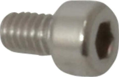 Value Collection - M4x0.70 Metric Coarse Hex Socket Drive, Socket Cap Screw - Grade 18-8 & Austenitic A2 Stainless Steel, Fully Threaded, 6mm Length Under Head - Apex Tool & Supply