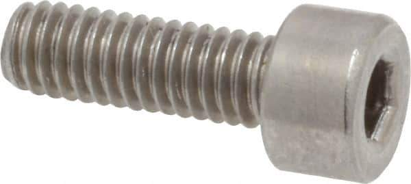 Value Collection - M4x0.70 Metric Coarse Hex Socket Drive, Socket Cap Screw - Grade 18-8 & Austenitic A2 Stainless Steel, Fully Threaded, 12mm Length Under Head - Apex Tool & Supply