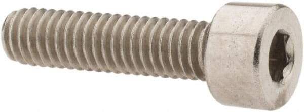 Value Collection - M4x0.70 Metric Coarse Hex Socket Drive, Socket Cap Screw - Grade 18-8 & Austenitic A2 Stainless Steel, Fully Threaded, 16mm Length Under Head - Apex Tool & Supply