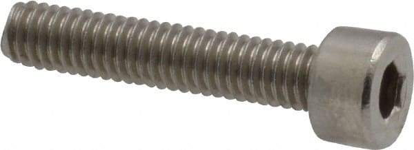 Value Collection - M4x0.70 Metric Coarse Hex Socket Drive, Socket Cap Screw - Grade 18-8 & Austenitic A2 Stainless Steel, Fully Threaded, 20mm Length Under Head - Apex Tool & Supply