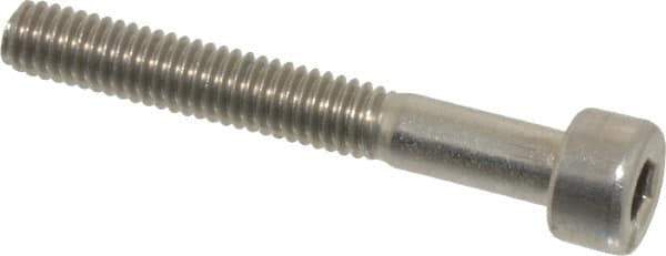 Value Collection - M4x0.70 Metric Coarse Hex Socket Drive, Socket Cap Screw - Grade 18-8 & Austenitic A2 Stainless Steel, Partially Threaded, 30mm Length Under Head - Apex Tool & Supply