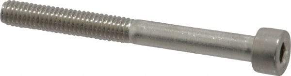 Value Collection - M4x0.70 Metric Coarse Hex Socket Drive, Socket Cap Screw - Grade 18-8 & Austenitic A2 Stainless Steel, Partially Threaded, 40mm Length Under Head - Apex Tool & Supply