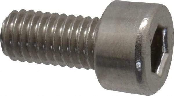 Value Collection - M5x0.80 Metric Coarse Hex Socket Drive, Socket Cap Screw - Grade 18-8 & Austenitic A2 Stainless Steel, Fully Threaded, 10mm Length Under Head - Apex Tool & Supply