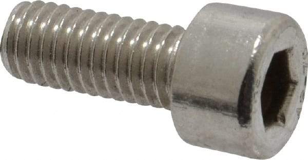 Value Collection - M5x0.80 Metric Coarse Hex Socket Drive, Socket Cap Screw - Grade 18-8 & Austenitic A2 Stainless Steel, Fully Threaded, 12mm Length Under Head - Apex Tool & Supply