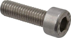 Value Collection - M5x0.80 Metric Coarse Hex Socket Drive, Socket Cap Screw - Grade 18-8 & Austenitic A2 Stainless Steel, Fully Threaded, 16mm Length Under Head - Apex Tool & Supply