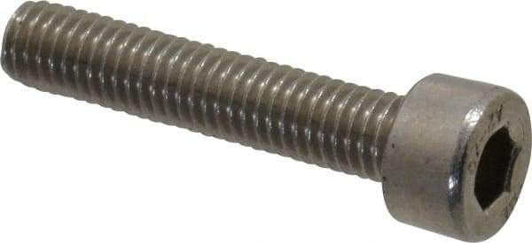 Value Collection - M5x0.80 Metric Coarse Hex Socket Drive, Socket Cap Screw - Grade 18-8 & Austenitic A2 Stainless Steel, Partially Threaded, 25mm Length Under Head - Apex Tool & Supply