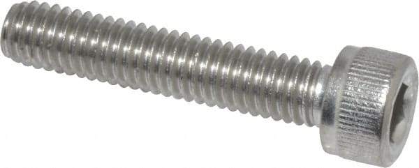 Value Collection - M6x1.00 Metric Coarse Hex Socket Drive, Socket Cap Screw - Grade 18-8 & Austenitic A2 Stainless Steel, Partially Threaded, 30mm Length Under Head - Apex Tool & Supply