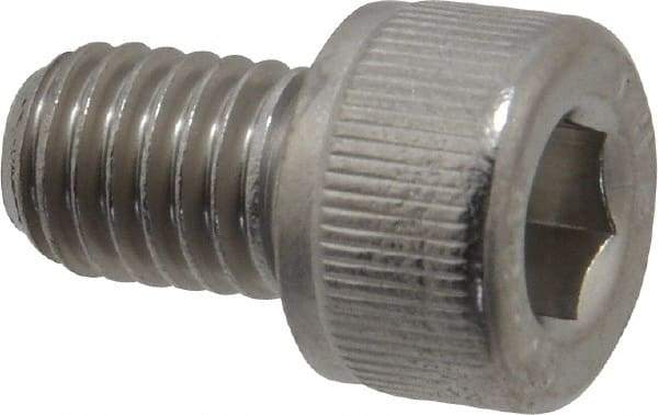 Value Collection - M8x1.25 Metric Coarse Hex Socket Drive, Socket Cap Screw - Grade 18-8 & Austenitic A2 Stainless Steel, Fully Threaded, 12mm Length Under Head - Apex Tool & Supply
