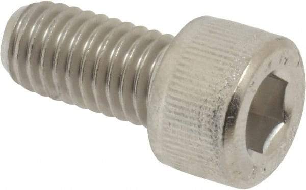 Value Collection - M8x1.25 Metric Coarse Hex Socket Drive, Socket Cap Screw - Grade 18-8 & Austenitic A2 Stainless Steel, Fully Threaded, 16mm Length Under Head - Apex Tool & Supply
