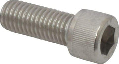 Value Collection - M12x1.75 Metric Coarse Hex Socket Drive, Socket Cap Screw - Grade 18-8 & Austenitic A2 Stainless Steel, Fully Threaded, 30mm Length Under Head - Apex Tool & Supply