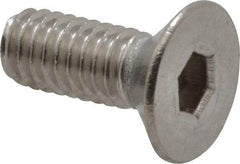 Value Collection - M4x0.70 Metric Coarse Hex Socket Drive, 90° Flat Screw - Grade 18-8 Stainless Steel, Fully Threaded, 10mm OAL - Apex Tool & Supply