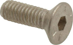 Value Collection - M4x0.70 Metric Coarse Hex Socket Drive, 90° Flat Screw - Grade 18-8 Stainless Steel, Fully Threaded, 12mm OAL - Apex Tool & Supply