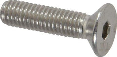 Value Collection - M5x0.80 Metric Coarse Hex Socket Drive, 90° Flat Screw - Grade 18-8 Stainless Steel, Fully Threaded, 20mm OAL - Apex Tool & Supply