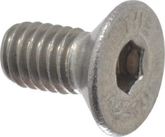 Value Collection - M6x1.00 Metric Coarse Hex Socket Drive, 90° Flat Screw - Grade 18-8 Stainless Steel, Fully Threaded, 12mm OAL - Apex Tool & Supply